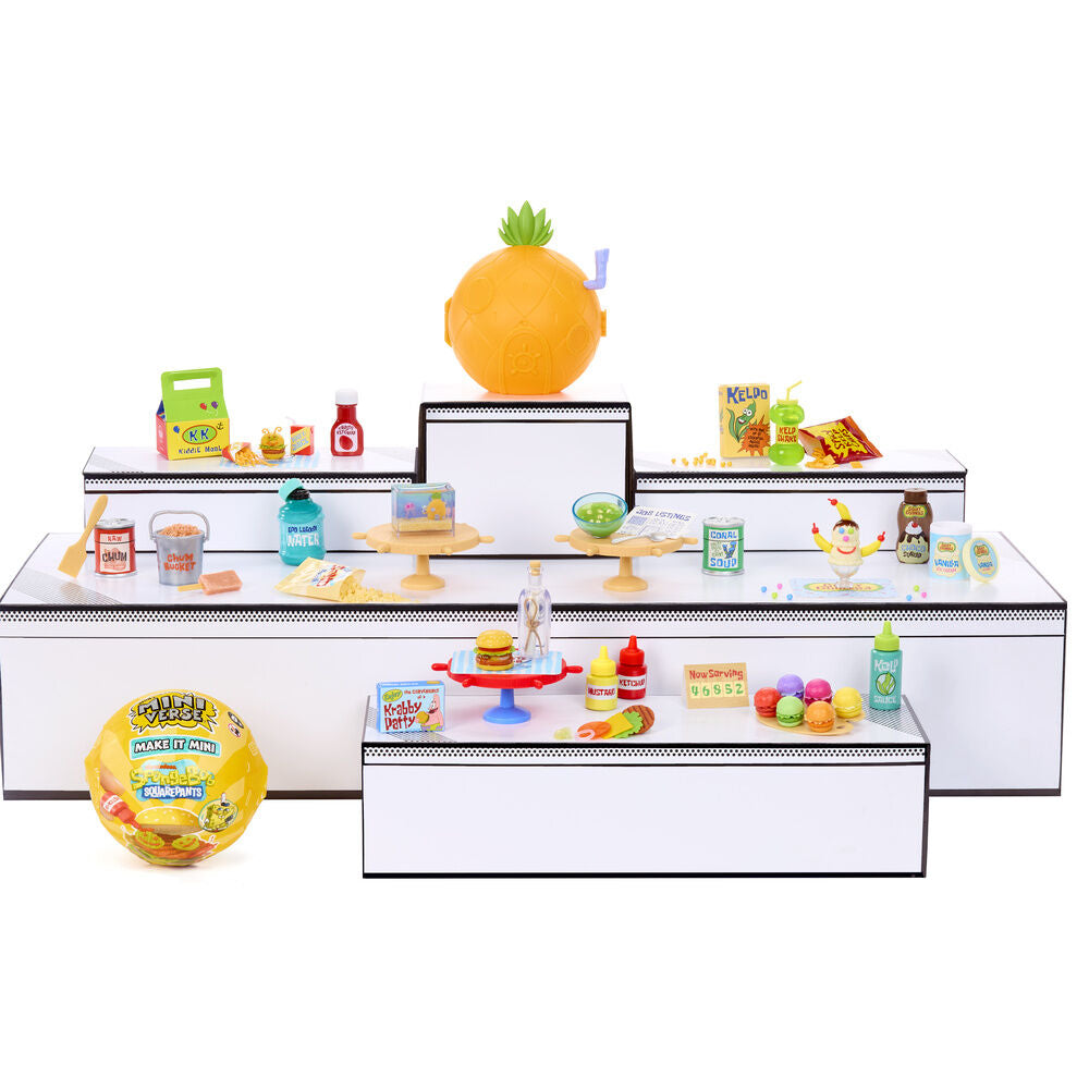 Miniverse Make It Mini Assortimento di capsule a sorpresa di SpongeBob
