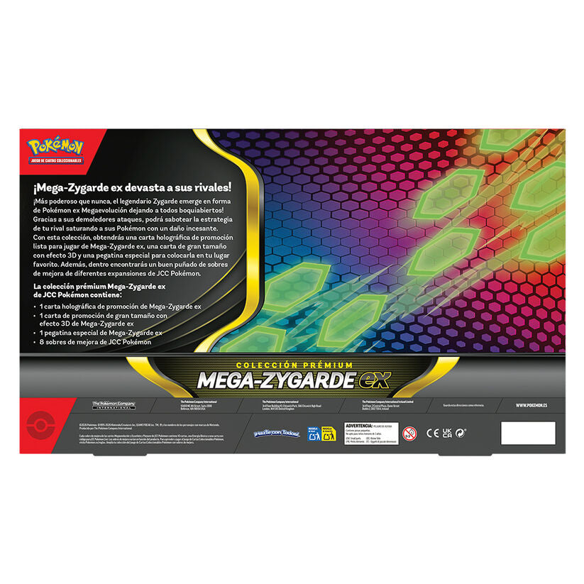 Premium Ex Mega Zygarde Pokemon Card Game Blister Pack (Spanish)