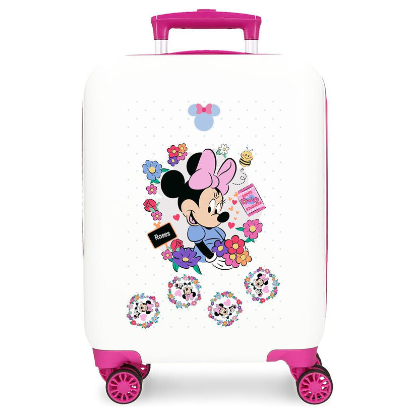 ABS trolley suitcase Flowers Minnie Disney 50cm