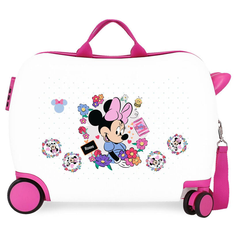 ABS trolley suitcase Flowers Minnie Disney 50cm