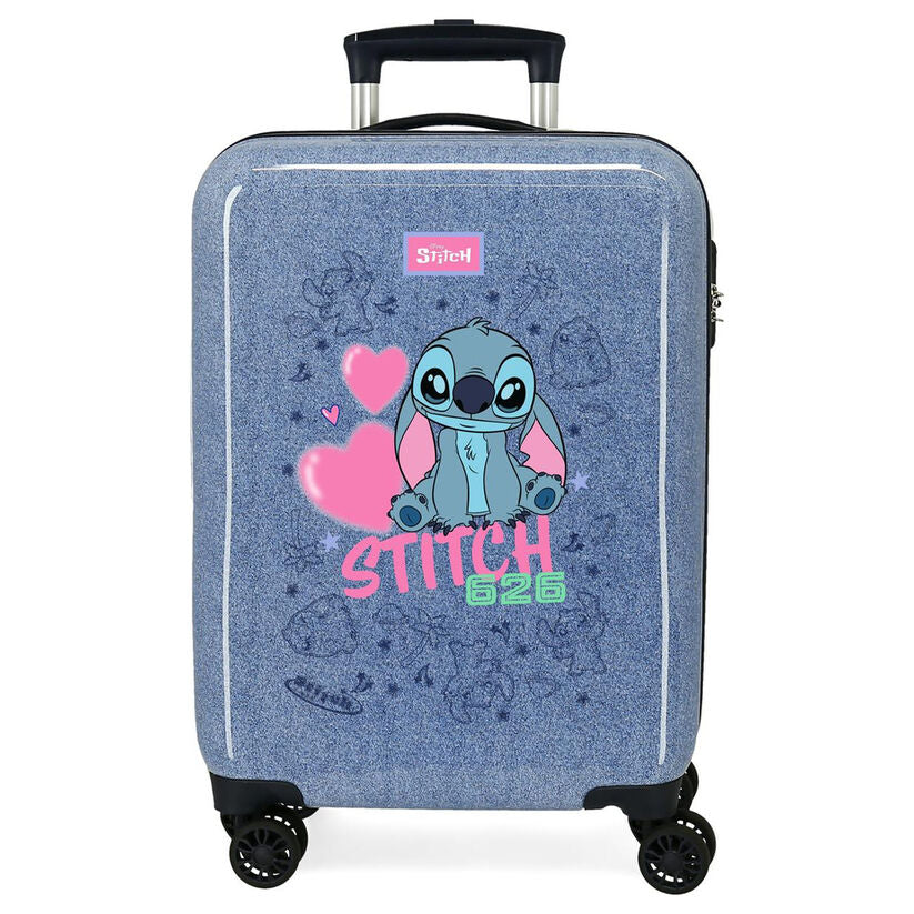 ABS trolley suitcase Hearts Stitch Disney 55cm