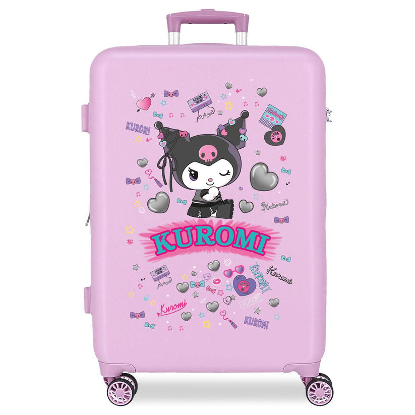 Retropop Kuromi Hello Kitty ABS trolley suitcase 65cm