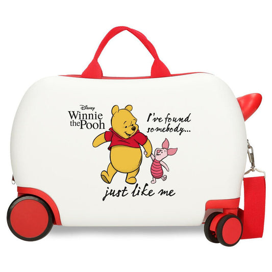 Valigia trolley in ABS con Pimpi e Winnie the Pooh Disney 45 cm