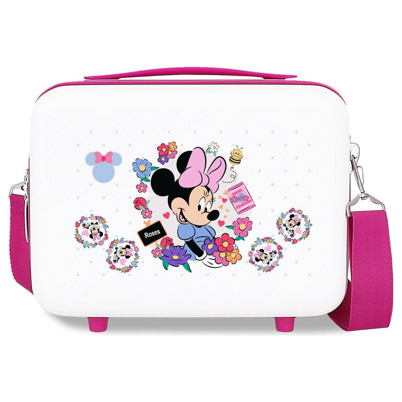 Adaptable toiletry bag ABS Flowers Minnie Disney 29cm
