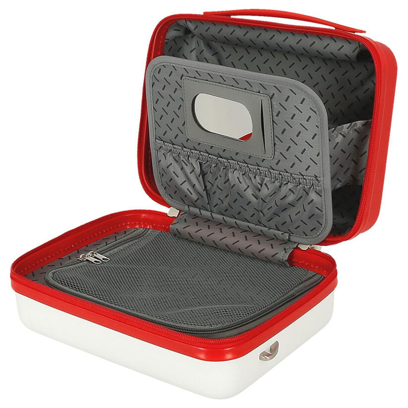 Beauty case Disney di Topolino rosso in ABS 29 cm
