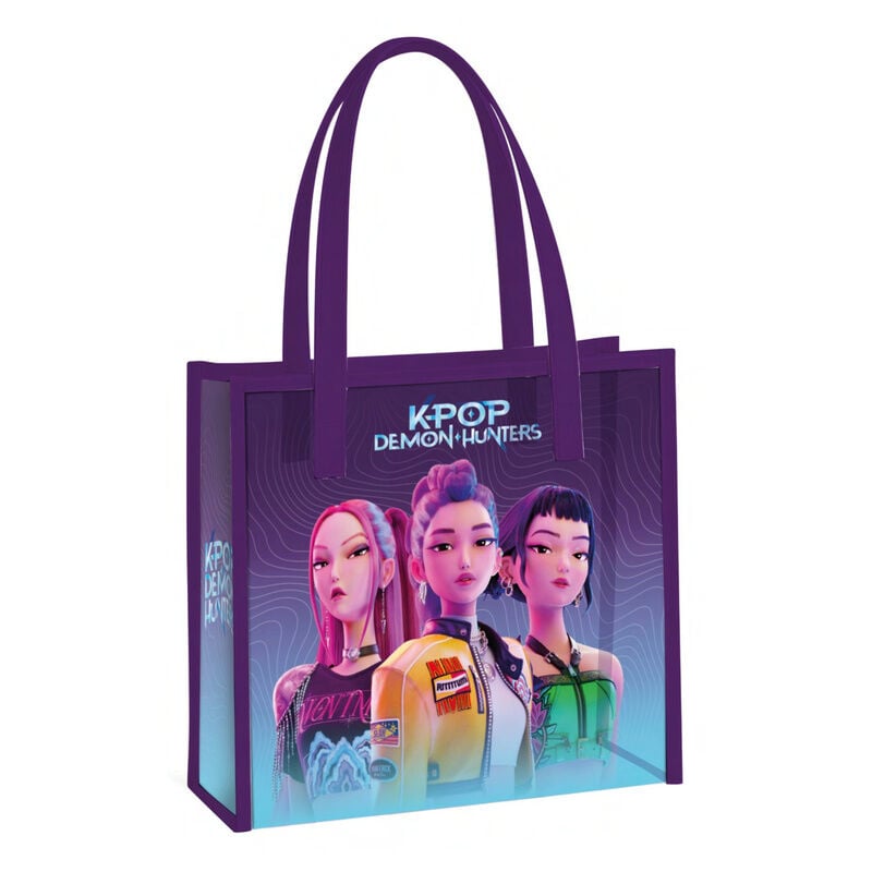 Huntrix KPop Demon Hunters shopping bag