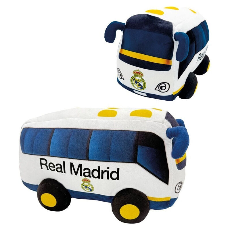 real madrid bus plush toy 20cm