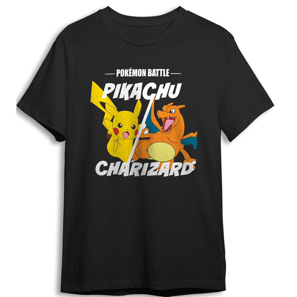 pikachu vs charizard pokemon children's t shirt