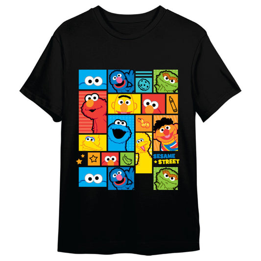 sesame street characters t shirt for adults