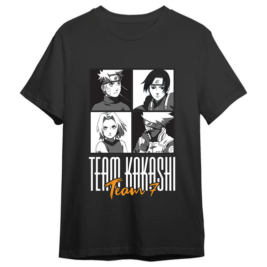 team kakashi naruto shippuden adult t shirt