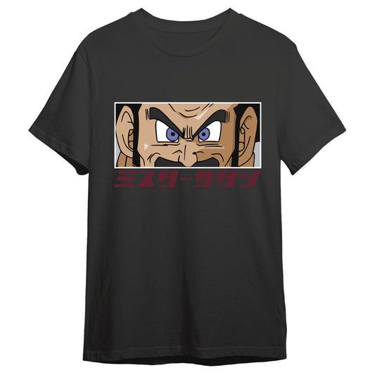 mr satan eyes dragon ball z adult t shirt