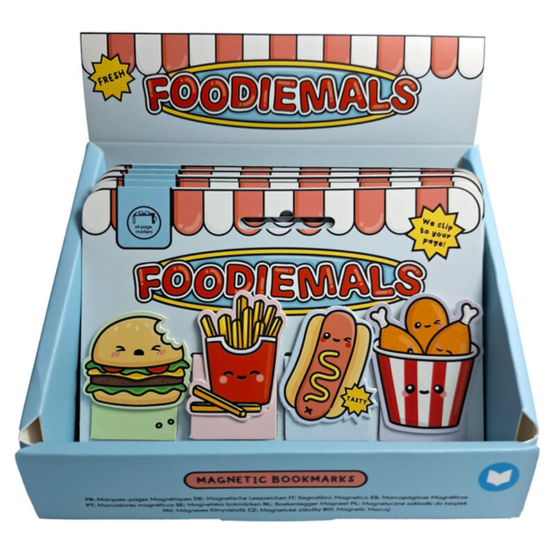 fast food bookmark set foodiemals