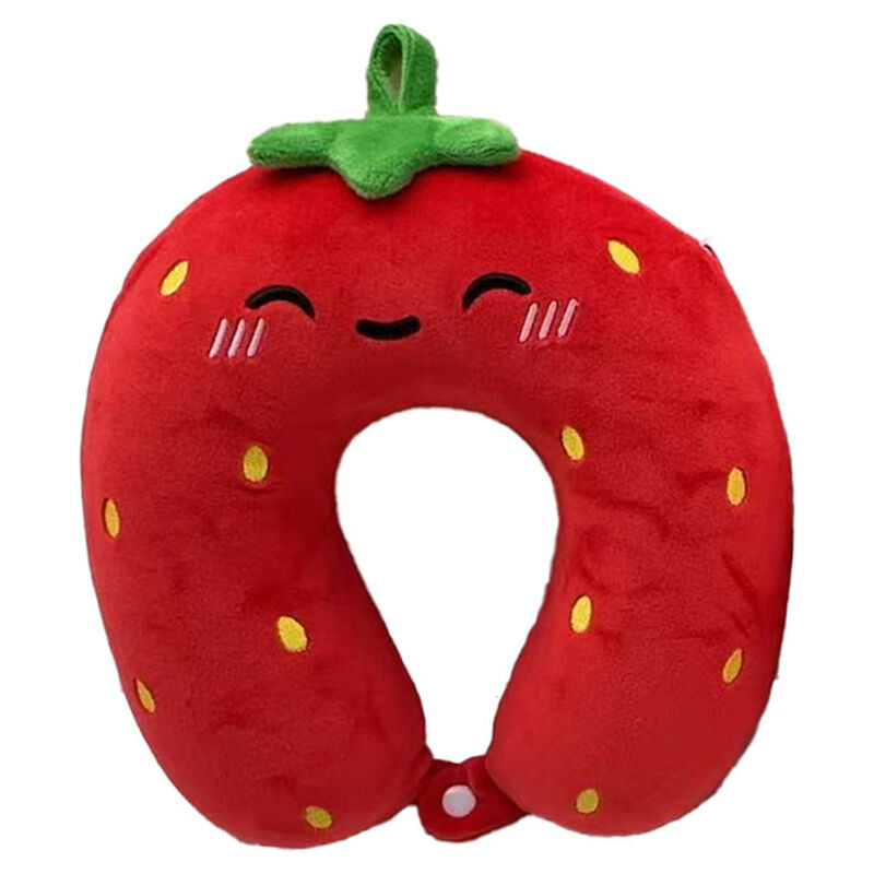 ellie the strawberry travel pillow foodiemals relaxeazzz
