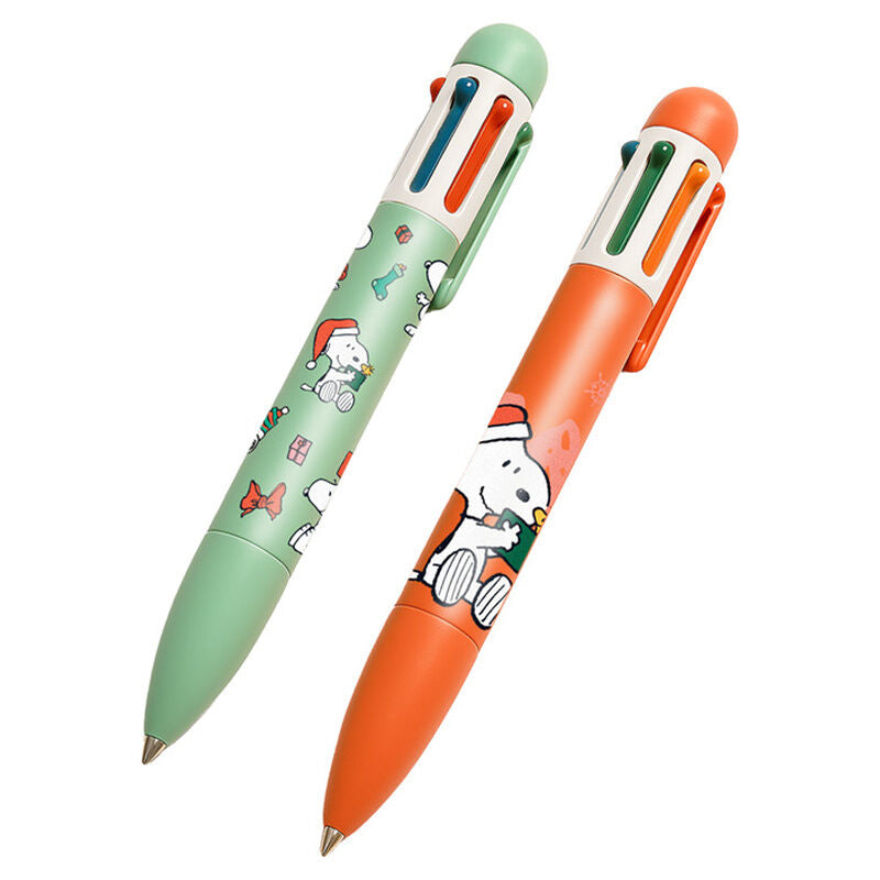 peanuts snoopy & woodstock multicolored pen assortment