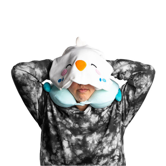Kiki the Parakeet Hoodeazzz Hooded Travel Pillow