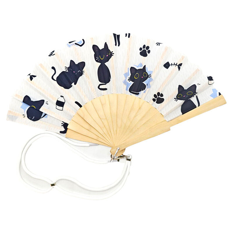 Assorted Black Cat Fan