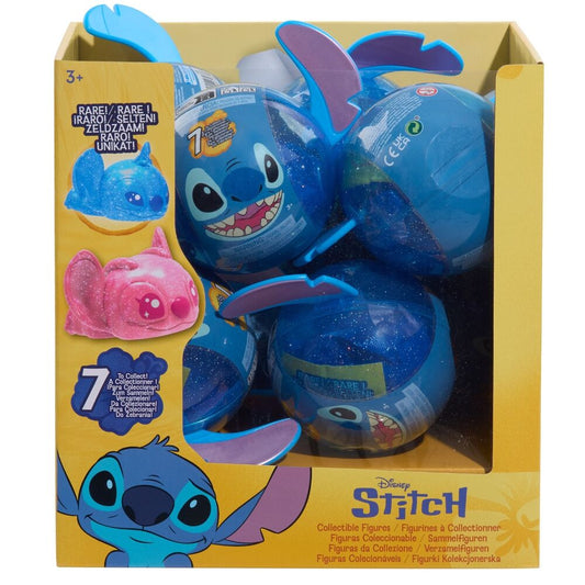 Cápsula Surpresa Squish com Figuras do Stitch da Disney Sortimento