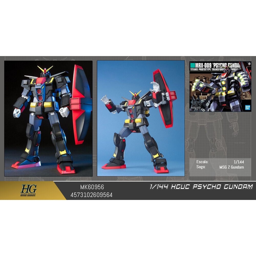 HGUC 1144 Psycho Mobile Suit Gundam model