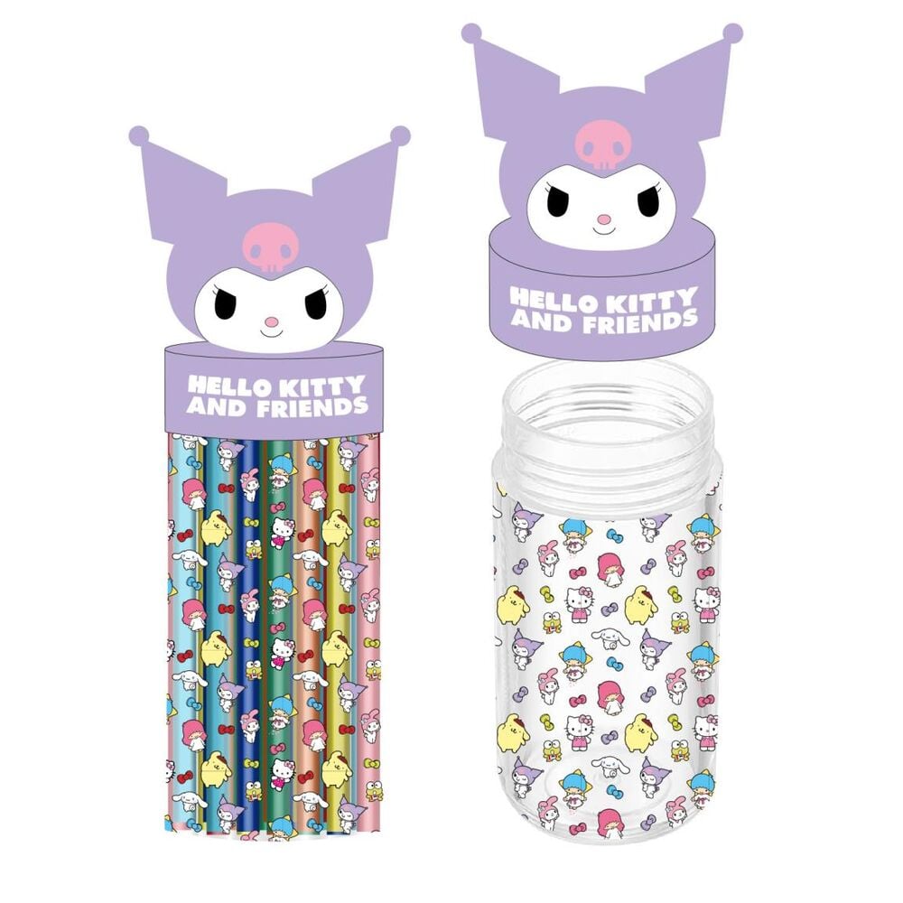 Kuromi Hello Kitty pencil bag