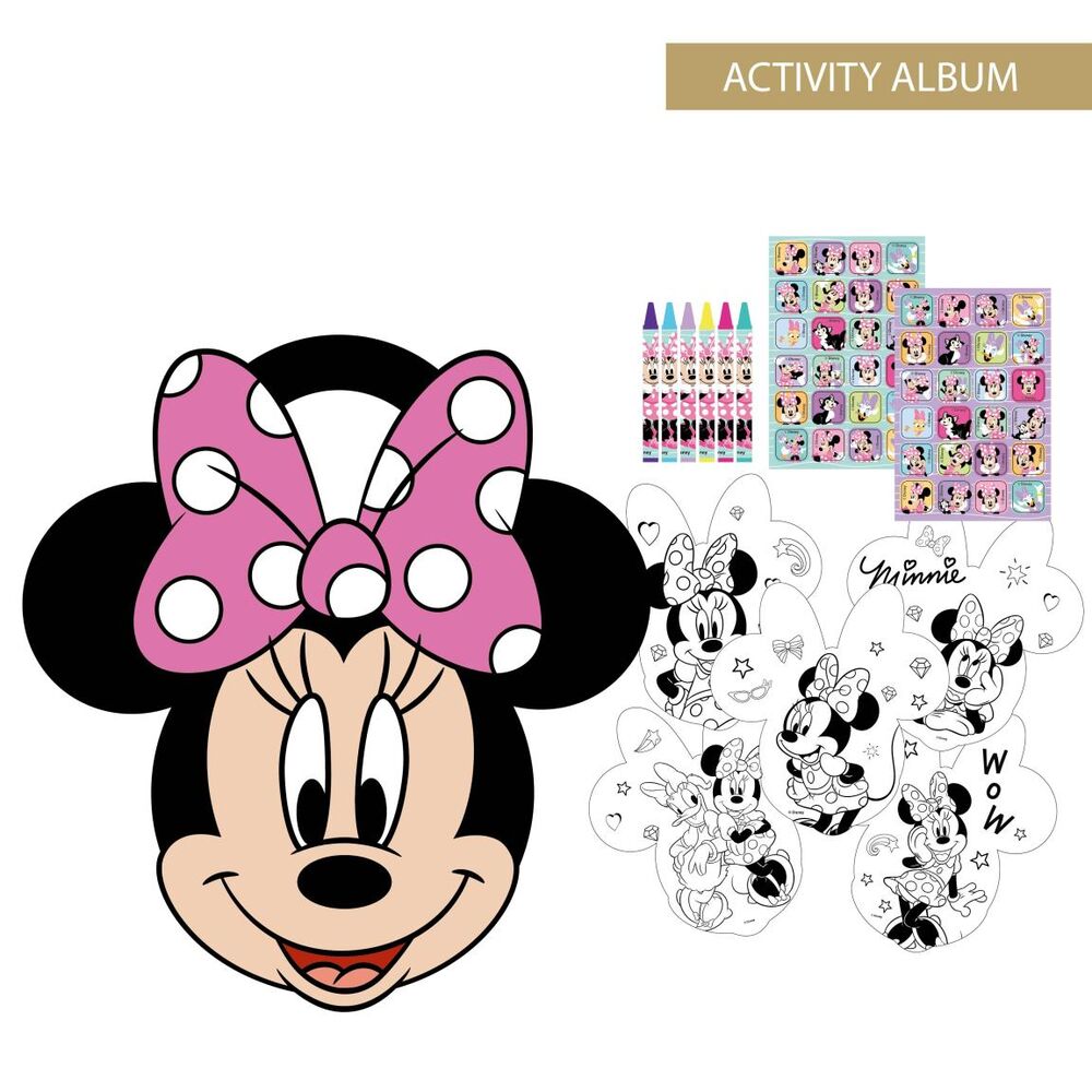 minnie disney coloring activity album