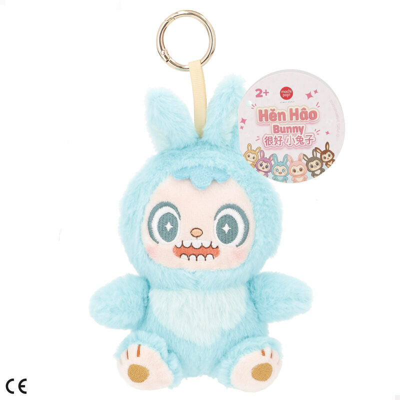 Chaveiro de pelúcia Kawaii Bunny Hen Hao de 12 cm (cores sortidas)