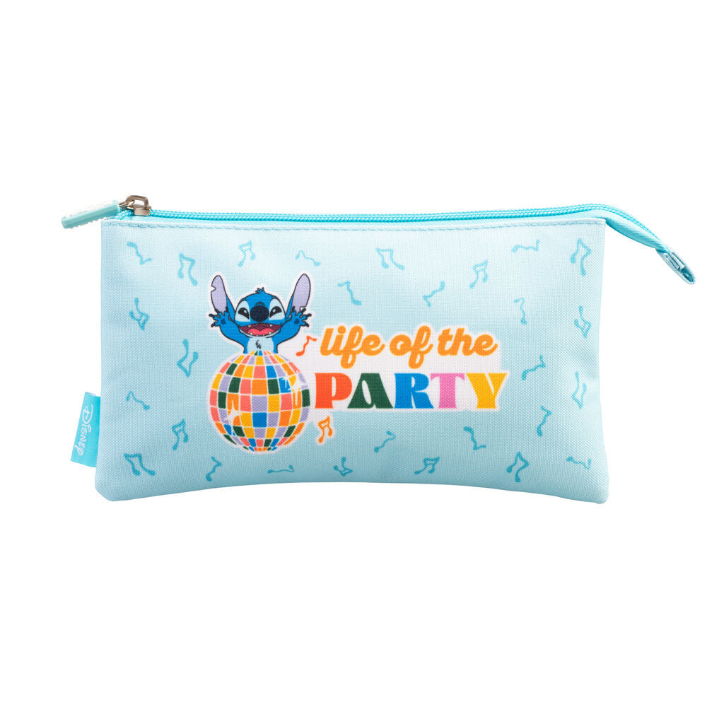Stitch Disney triple pencil case
