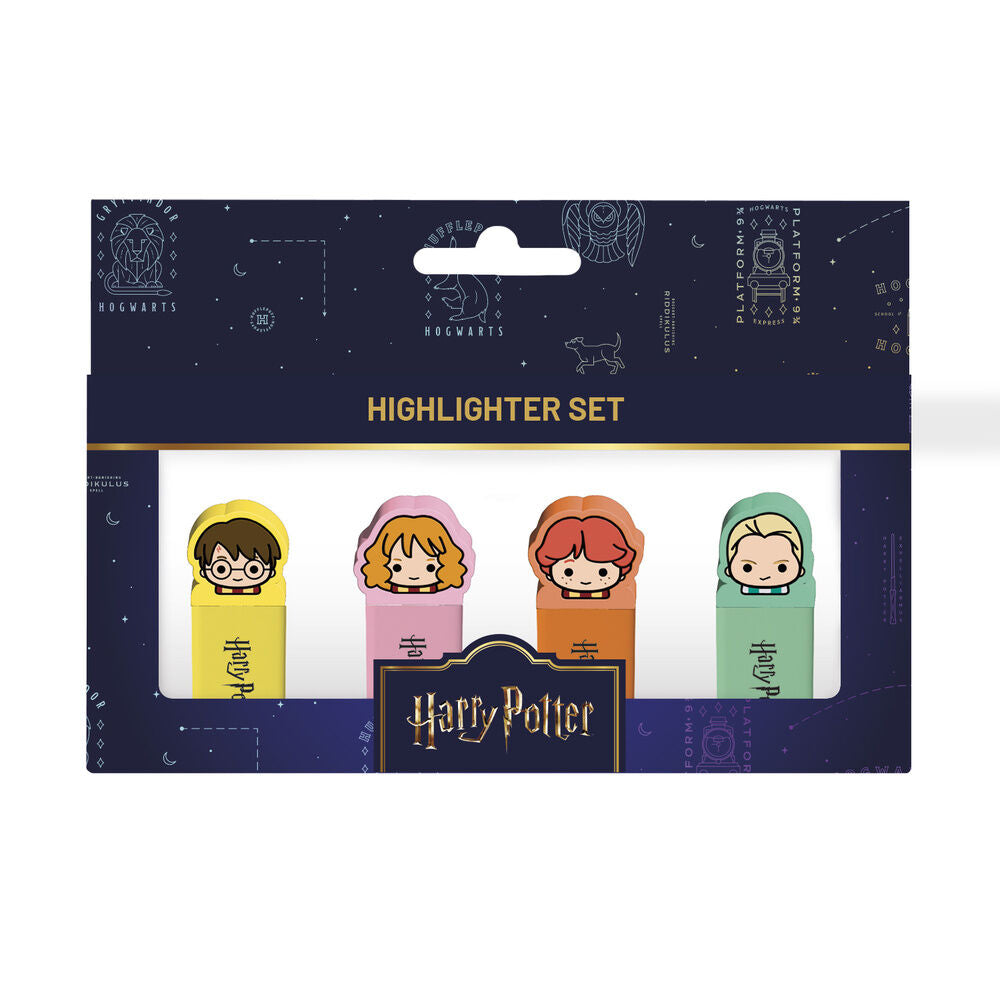 Set mit 4 Harry Potter Textmarkern