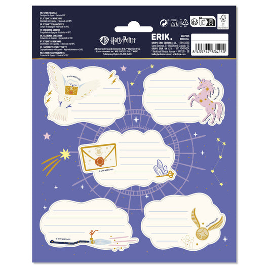 Premium Harry Potter adhesive labels