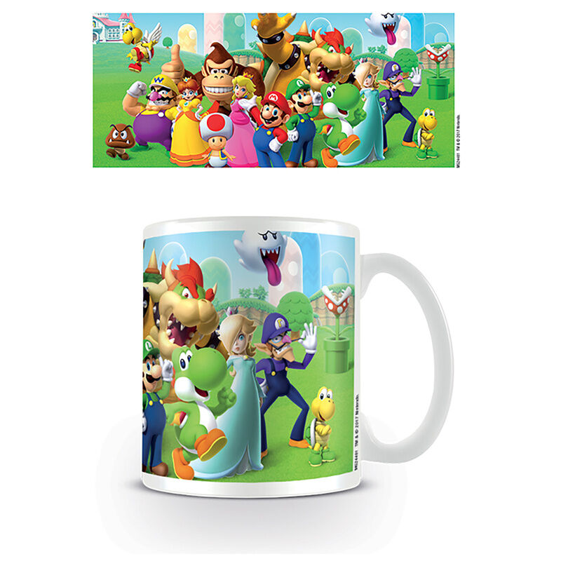 mushroom kingdom super mario mug 325ml