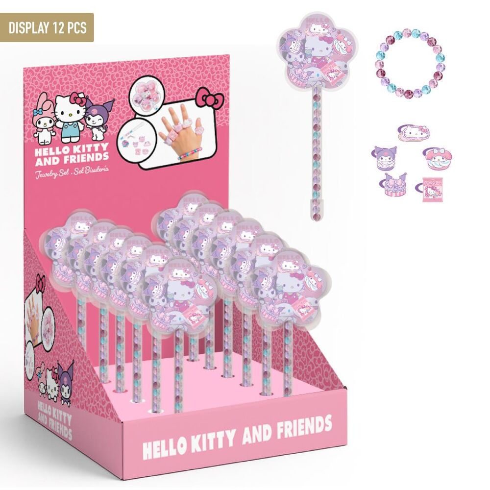 hello kitty and friends jewelry set