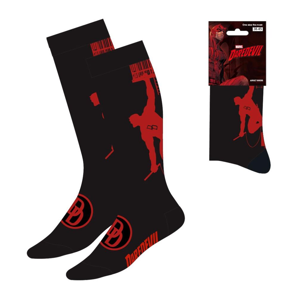 daredevil marvel adult socks