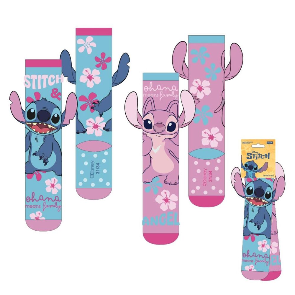 assorted disney stitch socks