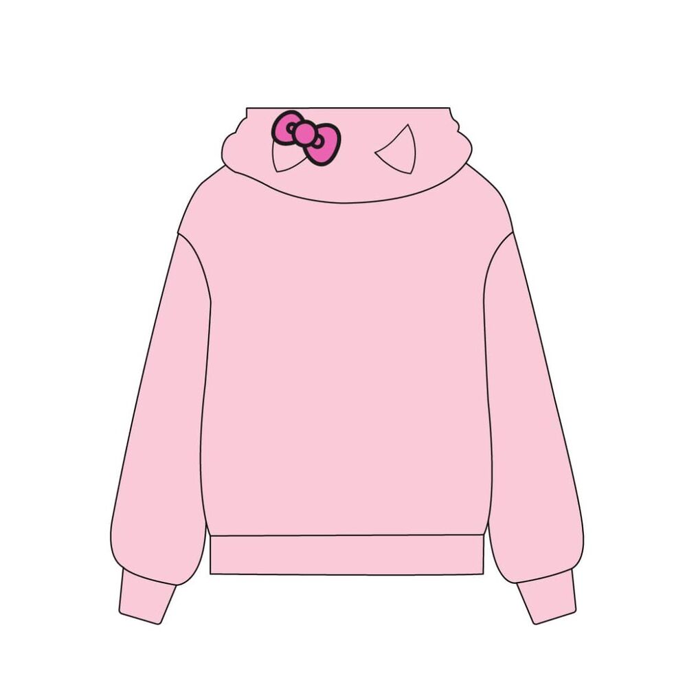 Moletom com zíper Hello Kitty