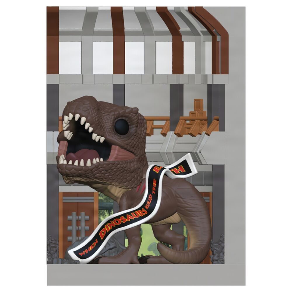 figure pop nooks jurassic park t rex in visitor center