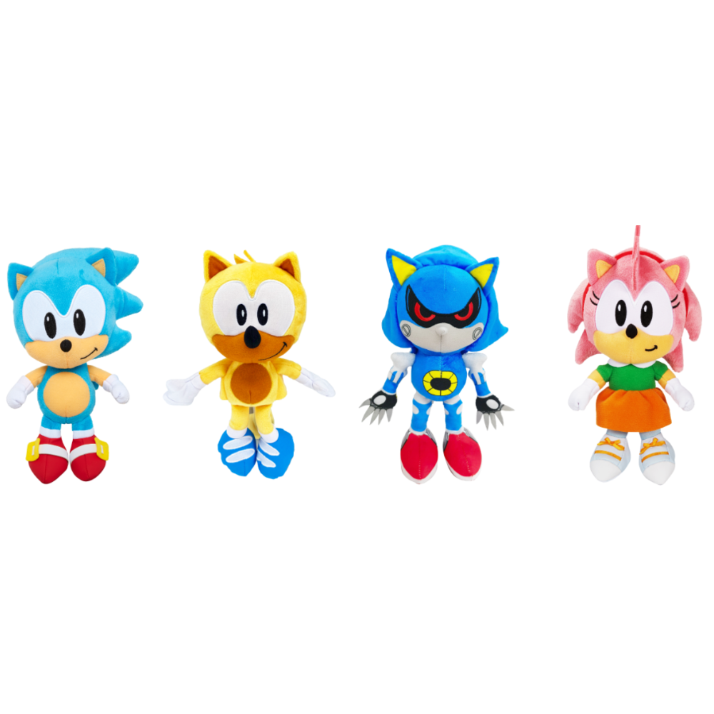 Sonic the Hedgehog Wave 11 Plush Toy, 23cm, Assorted