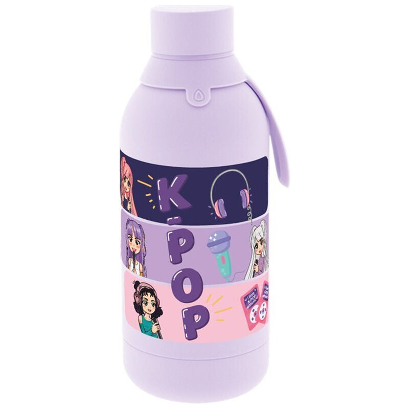 pink k pop thermal bottle 500ml