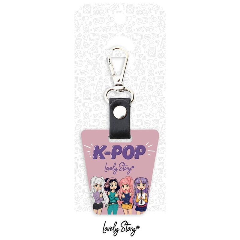 k pop makeup keychain