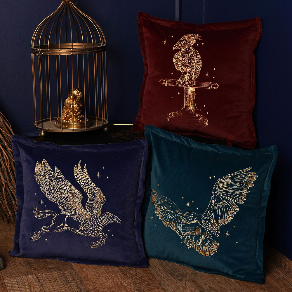 Harry Potter Fawkes Samtkissen