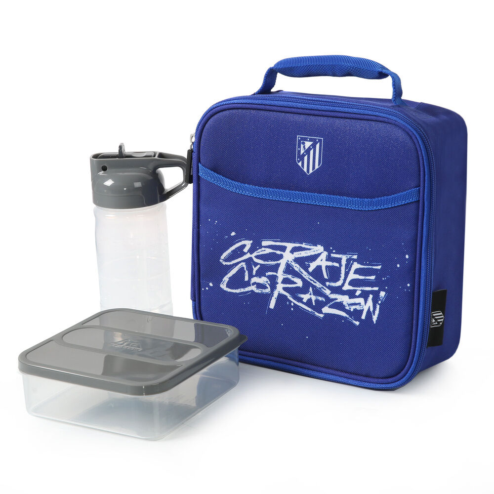 Atletico de Madrid insulated lunch bag/bottle/Tupperware