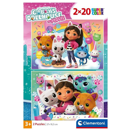 Gabby's Dollhouse Puzzle 2x20pcs