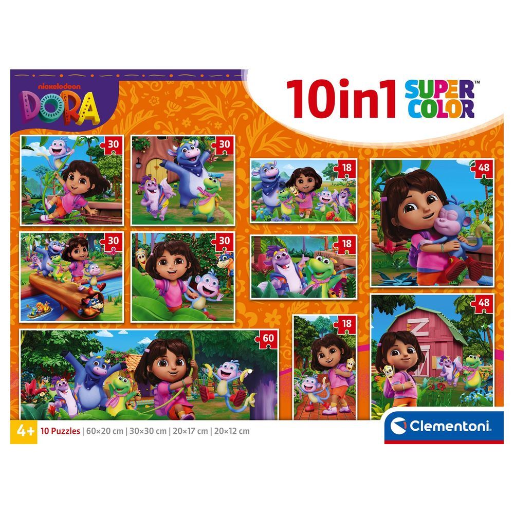Dora the Explorer 10 in 1 Puzzle