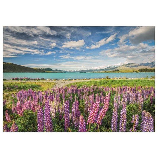 Lupines At Lake Tekapo Puzzle 1500pcs