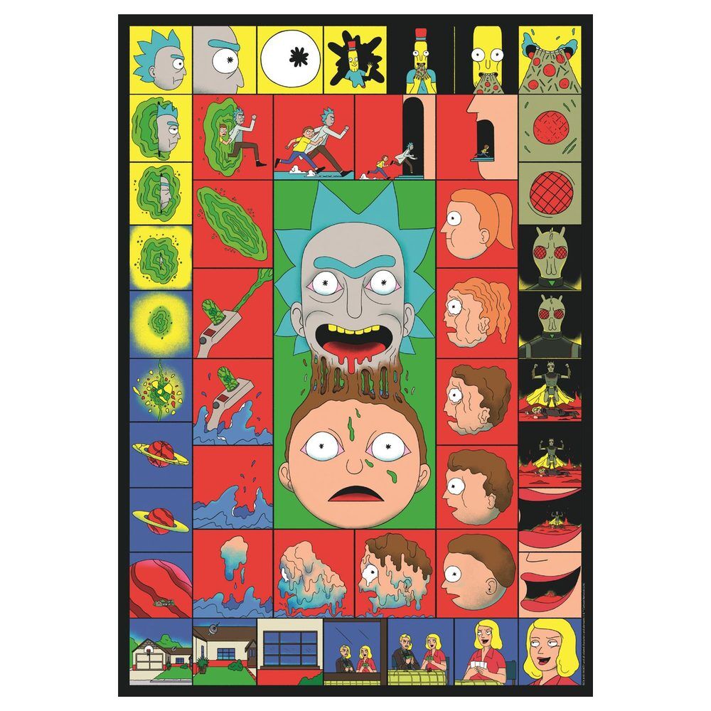 Puzzle Rick i Morty 3 1000 elementów