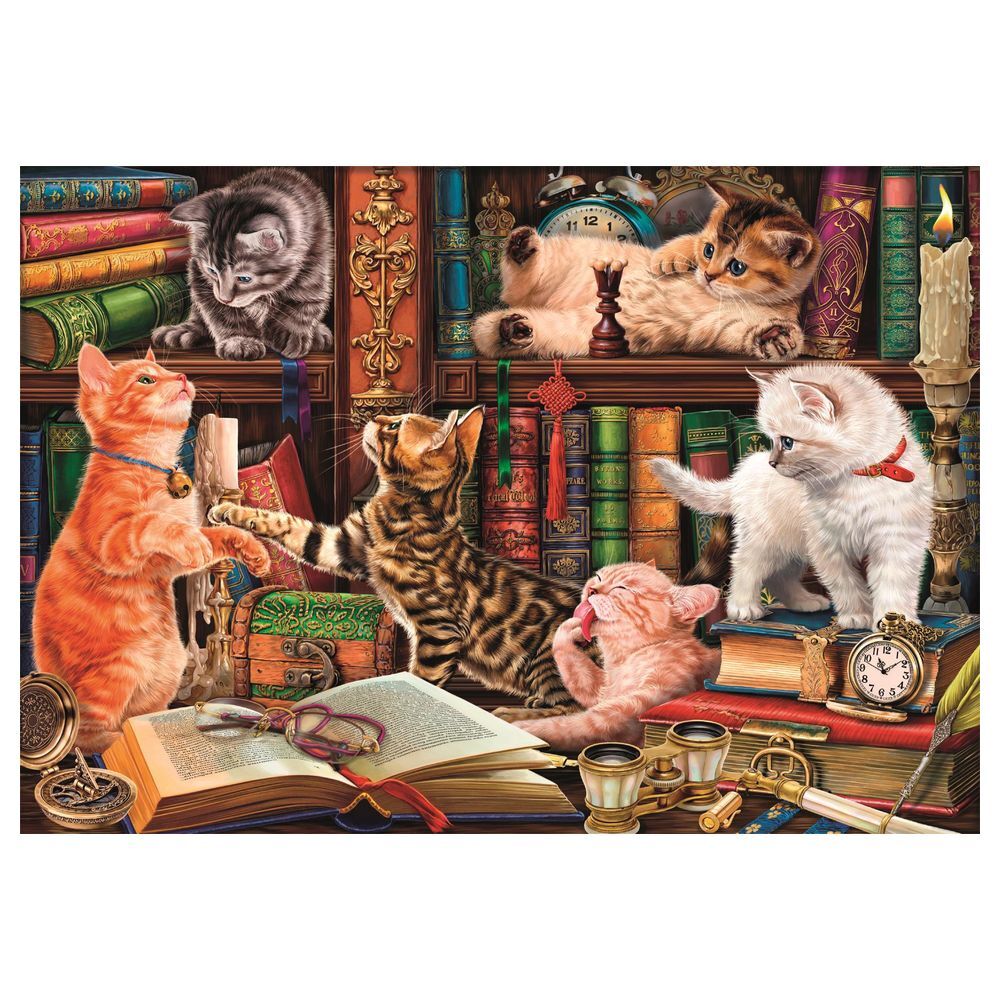 Puzzle Curious Whiskers da 1000 pezzi