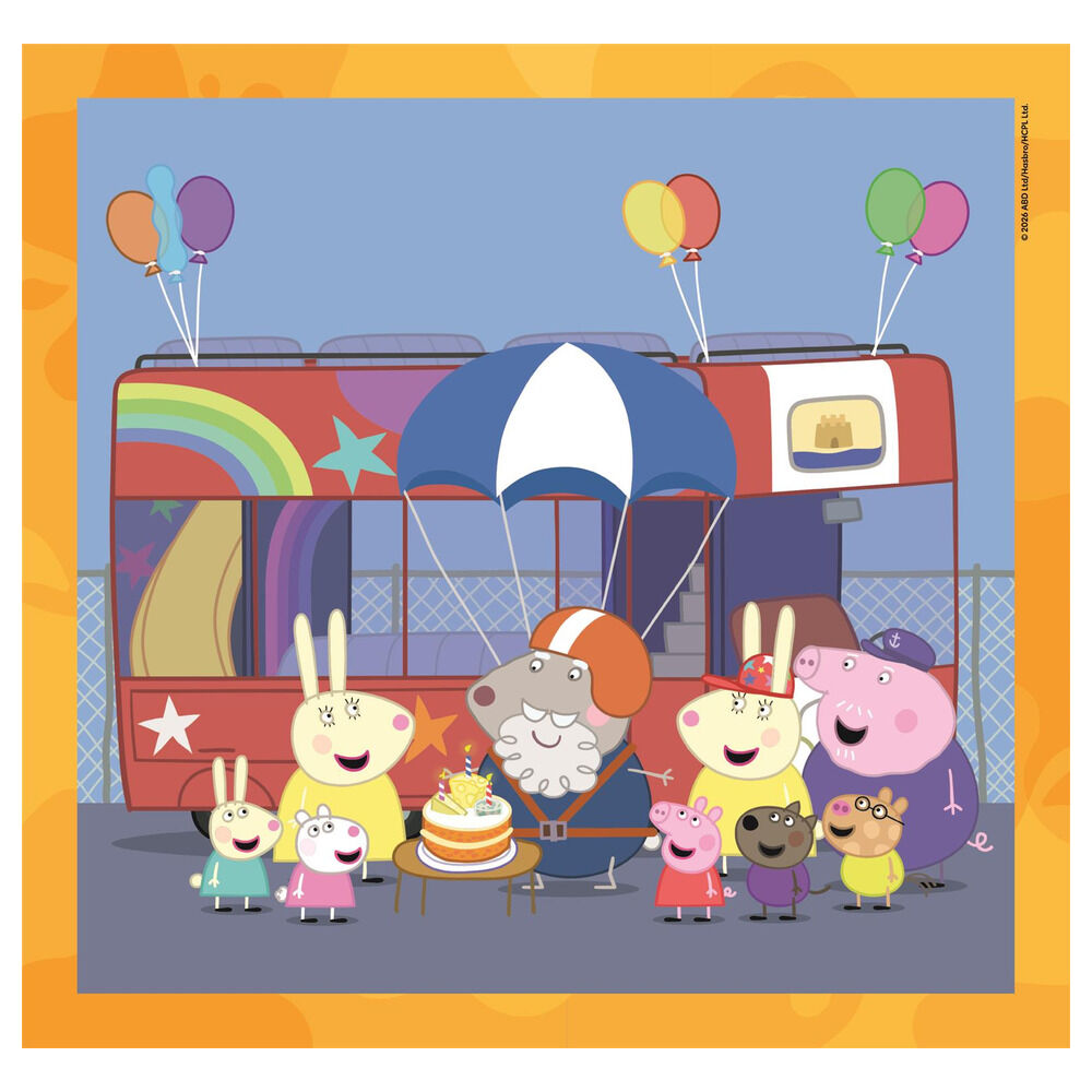 Peppa Pig Puzzle 3x48pcs