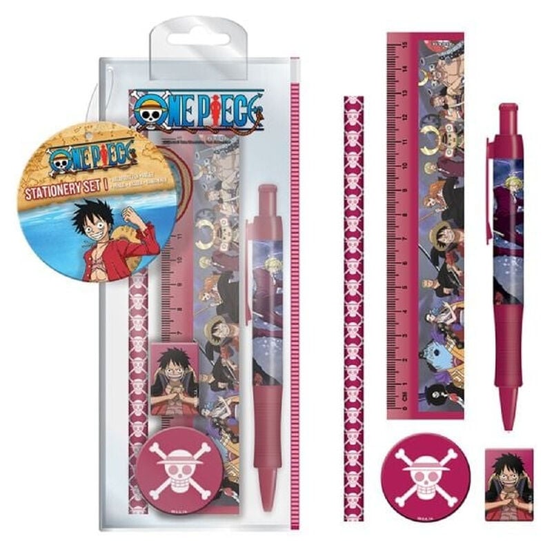 One Piece stationery set