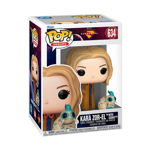 pop figure dc comics supergirl kara zor el with cedric