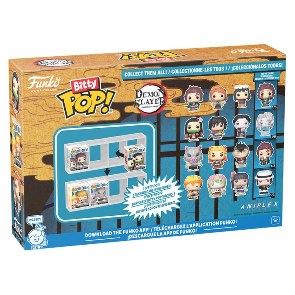 Blister 4 Bitty POP Demon Slayer Nezuko figures