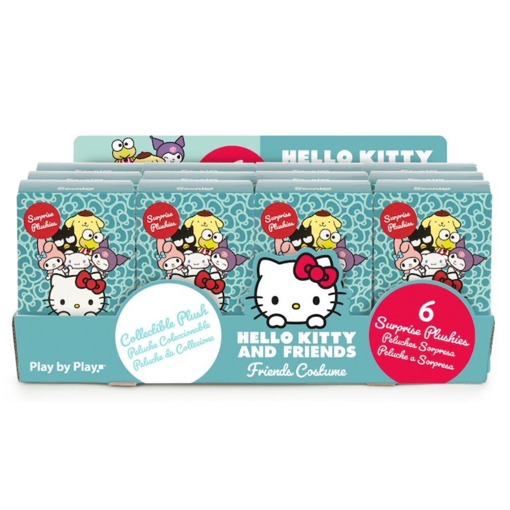 Peluche Surprise Hello Kitty et ses Amis 10 cm Assortie
