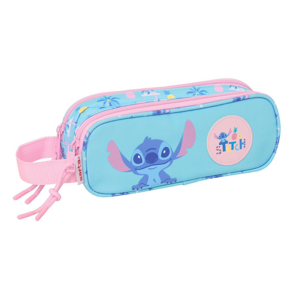 Waves Stitch Disney Double Pencil Case